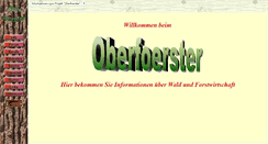 Desktop Screenshot of oberfoerster.de